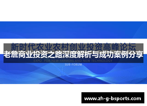 老詹商业投资之路深度解析与成功案例分享 老詹商业投资之路深度解析与成功案例分享